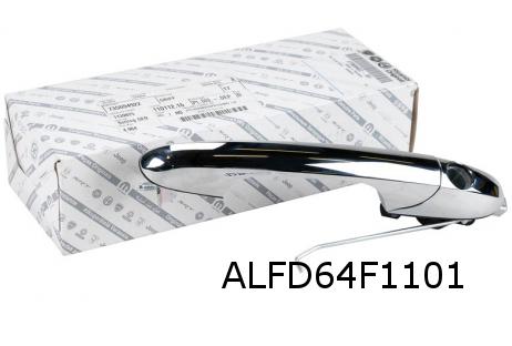 Portiergreep L chrome - Fiat 500